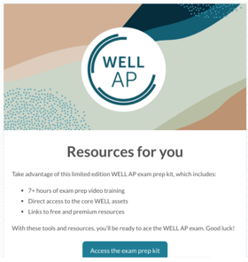 Resources email - Step 1